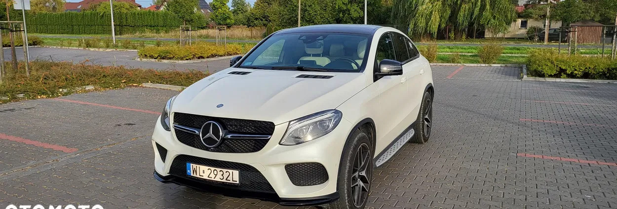 warszawa Mercedes-Benz GLE cena 209100 przebieg: 128000, rok produkcji 2016 z Warszawa